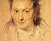 彼得保罗鲁本斯 - Portrait Of Isabella Brant